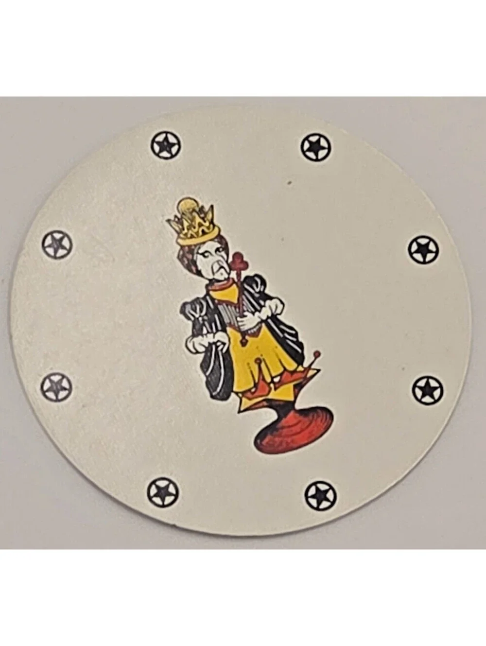 Vintage 1960s Round Playing Cards 55 Card Deck 2 Jokers Case Made in Japan